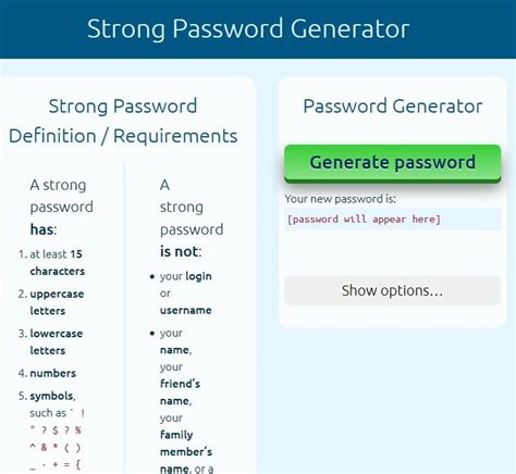password generatoe